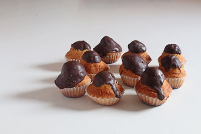 Magdalenas de chocolate