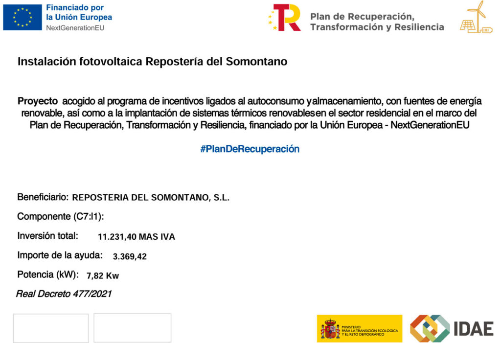 Instalación fotovoltaica